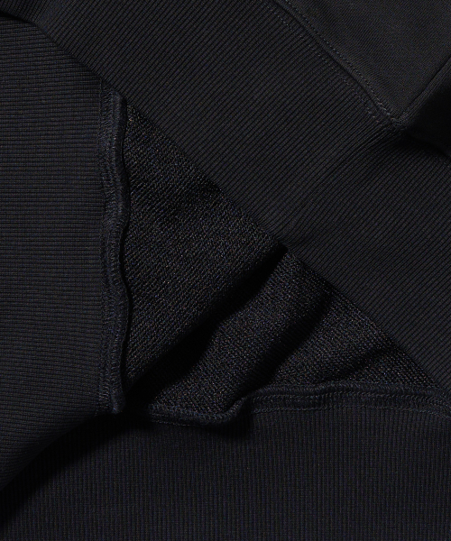 AECA(エイカ)の「AECA APPLIQUE ZIP UP HOODIE-BLACK(パーカー・レディース・その他・SMALL/MEDIUM/LARGE/X-LARGE)」の7枚目の写真