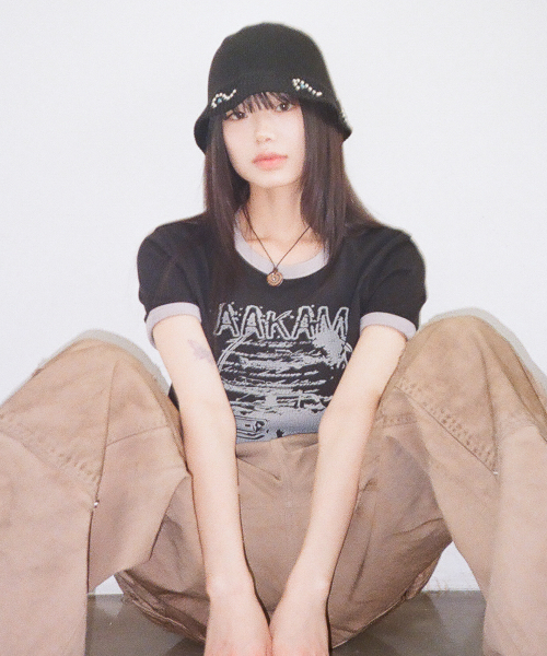 セール】Multi Studded Knit Bucket Hat (Wave)（ハット）｜AAKAM