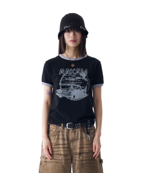 セール】Multi Studded Knit Bucket Hat (Wave)（ハット）｜AAKAM