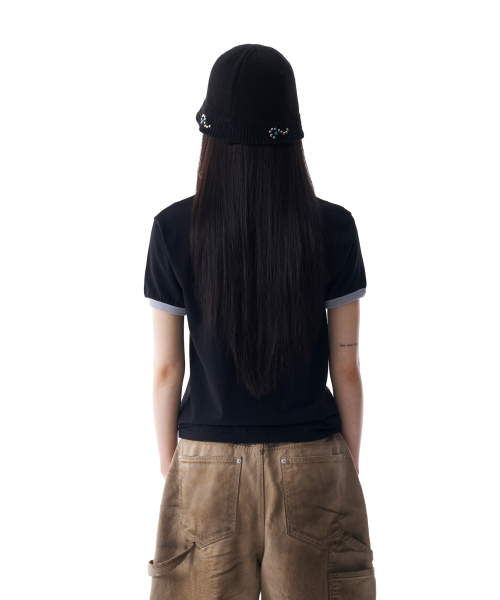 セール】Multi Studded Knit Bucket Hat (Wave)（ハット）｜AAKAM