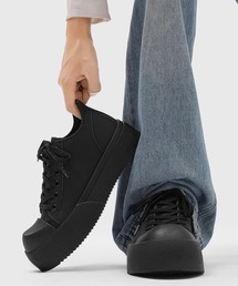 WESTBOY（ウエストボーイ）の「厚底 ブラックスニーカー WO25W4SH02（スニーカー）」