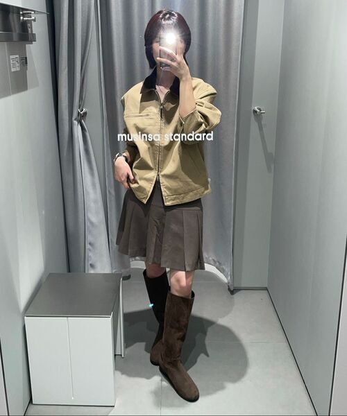 MUSINSA STANDARD（ムシンサスタンダード）の「キャンバスワークジャケット [ベージュ]（ミリタリージャケット・メンズ・その他・MEDIUM/LARGE/X-LARGE/XX-LARGE）」の10枚目の写真