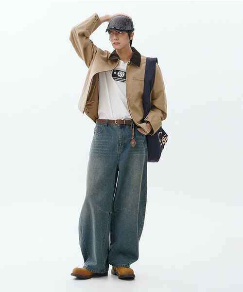 MUSINSA STANDARD（ムシンサスタンダード）の「キャンバスワークジャケット [ベージュ]（ミリタリージャケット・メンズ・その他・MEDIUM/LARGE/X-LARGE/XX-LARGE）」の13枚目の写真