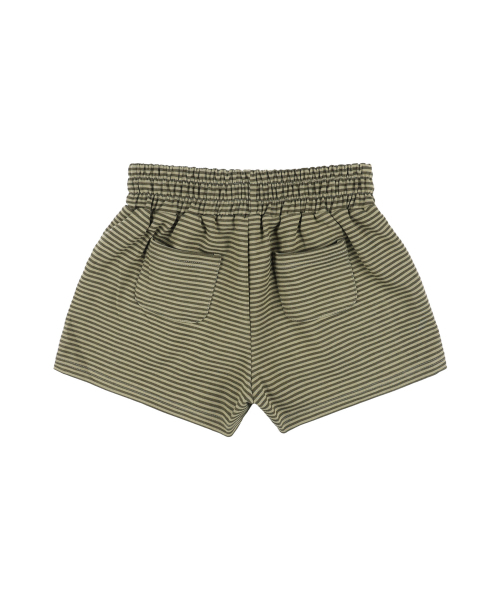 FANCY CLUB（ファンシークラブ）の「FYストライプマイクロショートパンツ（カーキ）F25QD898（その他パンツ・レディース・カーキ・FREE）」の5枚目の写真