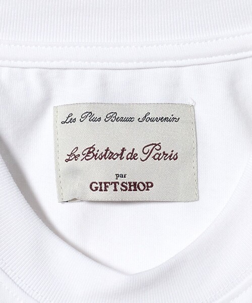Gift Shop（ギフトショップ）の「＜Gift Shop＞Le Bistrot de Paris Tシャツ（Tシャツ/カットソー・レディース・ホワイト・M）」の8枚目の写真