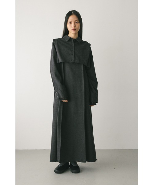 セール】2ピースシャツレイヤードワンピース（ワンピース