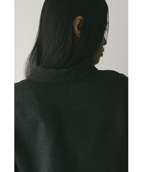 STYLEMIXER(スタイルミキサー)の「2ピースシャツレイヤードワンピース(ワンピース・レディース・グレー/ブラウン/ベージュ・SMALL/MEDIUM)」の19枚目の写真