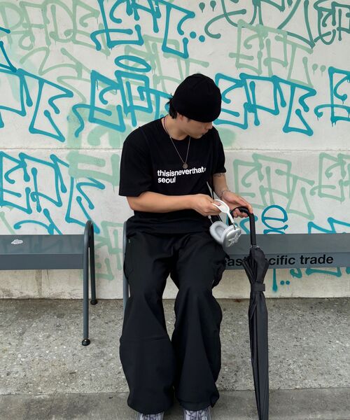 TRAVEL（トラベル）の「TR カーゴバルーンパンツ ブラック（スウェットパンツ・メンズ・その他・SMALL/MEDIUM/LARGE）」の2枚目の写真