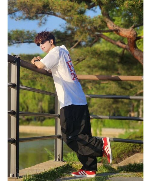 TRAVEL（トラベル）の「TR カーゴバルーンパンツ ブラック（スウェットパンツ・メンズ・その他・SMALL/MEDIUM/LARGE）」の10枚目の写真