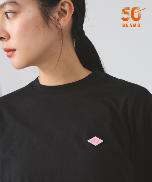 Ray BEAMS(レイビームス)の「【別注】DANTON / インナー Tシャツ(Tシャツ/カットソー・レディース・ブラック・MEDIUM)」の1枚目の写真