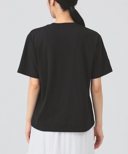 Ray BEAMS(レイビームス)の「【別注】DANTON / インナー Tシャツ(Tシャツ/カットソー・レディース・ブラック・MEDIUM)」の9枚目の写真