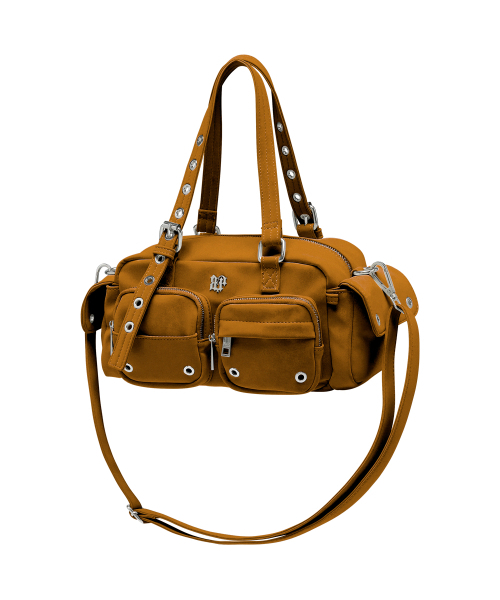BLACKPURPLE（ブラックパープル）の「ベイビーオーバーロードバッグ Baby Overload Bag_Brown（ショルダーバッグ・レディース・ブラウン・FREE）」の4枚目の写真