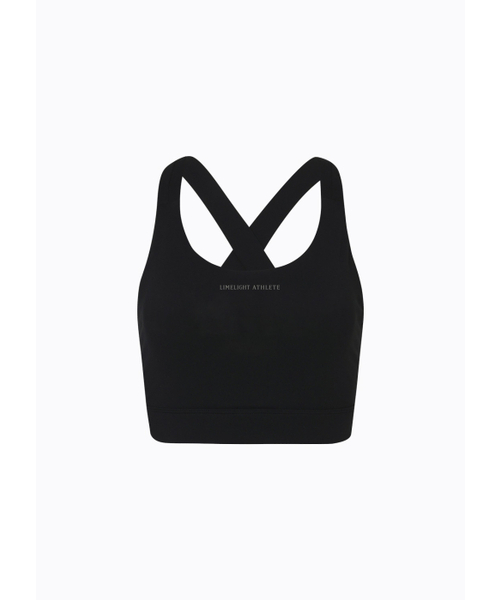 LIMELIGHT APPAREL(ライムライトアパレル)の「アスリットロゴスポーツブラVライン(ブラック/グレー)(チューブトップ・レディース・その他・SMALL/LARGE/MEDIUM)」の2枚目の写真