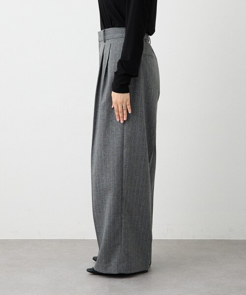 RIVE DROITE（リヴドロワ）の「【セットアップ対応可】ウーリーツイル2タックパンツ（スラックス・レディース・ブラウン/グレー/ブラック・38/36）」の22枚目の写真