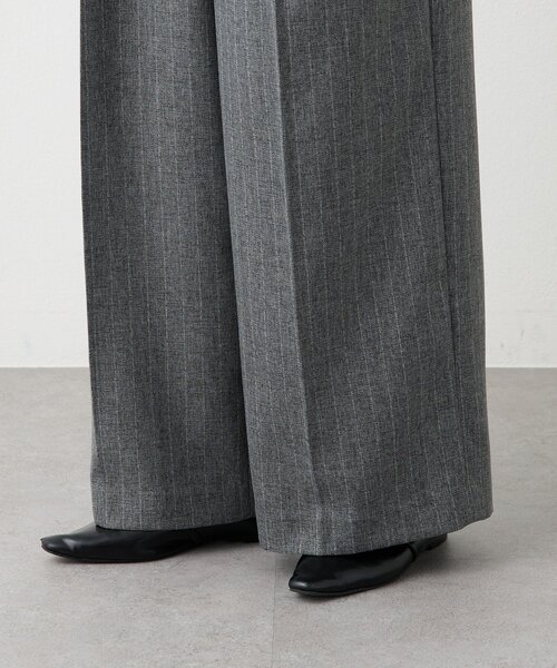 RIVE DROITE（リヴドロワ）の「【セットアップ対応可】ウーリーツイル2タックパンツ（スラックス・レディース・ブラウン/グレー/ブラック・38/36）」の14枚目の写真