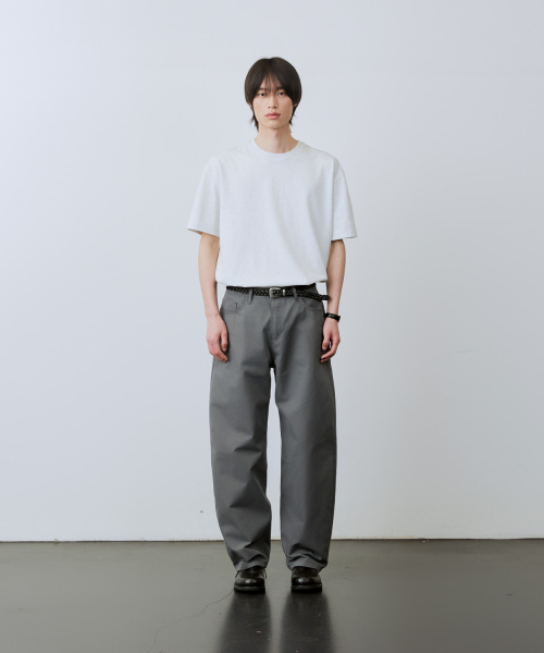 LEIRE（ルアール）の「カーブドコットンチノパンツ[チャコール]（その他パンツ・メンズ・その他・MEDIUM/LARGE/X-LARGE）」の20枚目の写真