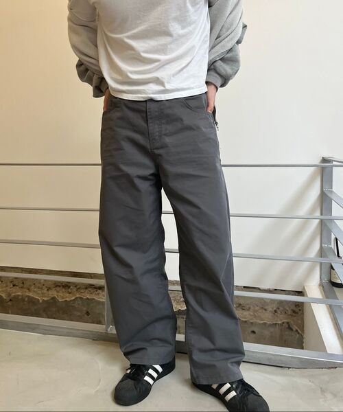 LEIRE（ルアール）の「カーブドコットンチノパンツ[チャコール]（その他パンツ・メンズ・その他・MEDIUM/LARGE/X-LARGE）」の15枚目の写真