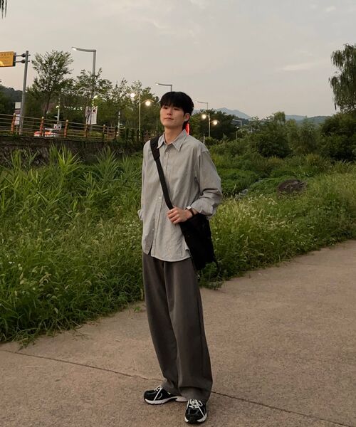 LEIRE（ルアール）の「カーブドコットンチノパンツ[チャコール]（その他パンツ・メンズ・その他・MEDIUM/LARGE/X-LARGE）」の10枚目の写真