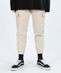VERYVAIN（ベリベーン）の「CORDUROY JOGGER PANTS (CREAM)（スウェットパンツ）」