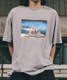 BSRABBIT（ビエスラビット）の「コスビエスアール アニマルズ 半袖Tシャツ ピグメントグレー（Tシャツ/カットソー）」