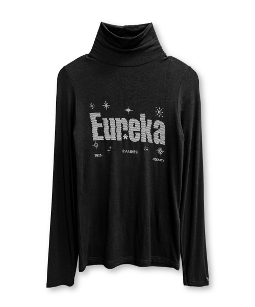 DAMISH(ダミシュ)の「ユレカスリムタートルネック_ブラック(Tシャツ/カットソー・レディース・ブラック・SMALL/MEDIUM)」の2枚目の写真