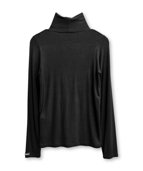 DAMISH(ダミシュ)の「ユレカスリムタートルネック_ブラック(Tシャツ/カットソー・レディース・ブラック・SMALL/MEDIUM)」の3枚目の写真