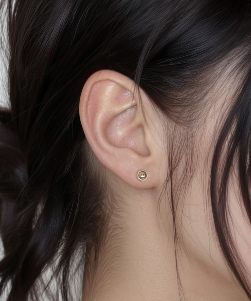 NONENON(ノンノン)の「FRIED SMILE EAR SILVER925(ピアス(両耳用)・レディース・その他・FREE)」の5枚目の写真