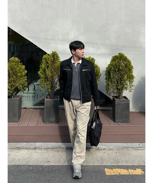 SPERONE(スペロネ)の「ソリッドスエードジッパージャケット(ブラック)(デニムジャケット・メンズ・その他・MEDIUM/LARGE/X-LARGE)」の6枚目の写真