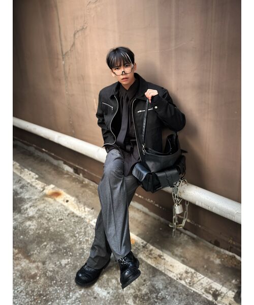 SPERONE(スペロネ)の「ソリッドスエードジッパージャケット(ブラック)(デニムジャケット・メンズ・その他・MEDIUM/LARGE/X-LARGE)」の9枚目の写真