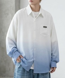 link lot（リンクロット）の「グラデーション楊柳シャツ（シャツ/ブラウス）」