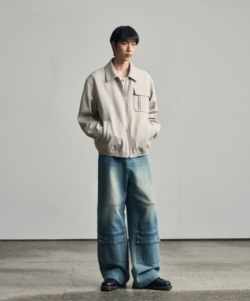 OURDAYZ（アワーデイズ）の「ヴィンテージフロントポケットカーゴデニムパンツ [VINTAGE BLUE]（デニムパンツ・レディース・その他・MEDIUM/LARGE/X-LARGE）」の4枚目の写真