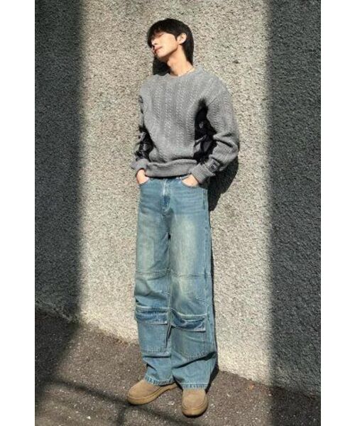 OURDAYZ（アワーデイズ）の「ヴィンテージフロントポケットカーゴデニムパンツ [VINTAGE BLUE]（デニムパンツ・レディース・その他・MEDIUM/LARGE/X-LARGE）」の20枚目の写真