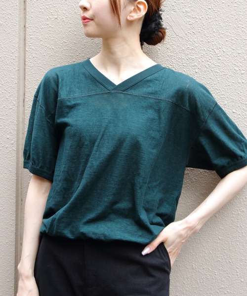 セール】THE SHINZONE/シンゾーン リネンフットボールTEE LINEN
