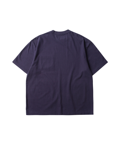 DGRE（ディグレ）の「ワンポケットソフトタッチ半袖Tシャツパープルネイビー（Tシャツ/カットソー・メンズ・その他・MEDIUM/X-LARGE/LARGE）」の4枚目の写真