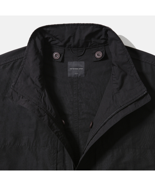 MOIF（モイフ）の「[AW25] WIDE PATROL JACKET / BLACK（ミリタリージャケット・メンズ・その他・1(S)/2(M)/3(L)）」の6枚目の写真