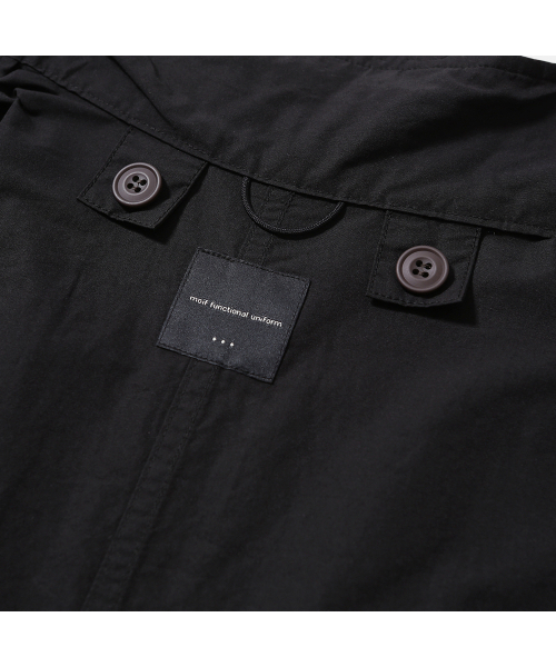 MOIF（モイフ）の「[AW25] WIDE PATROL JACKET / BLACK（ミリタリージャケット・メンズ・その他・1(S)/2(M)/3(L)）」の15枚目の写真