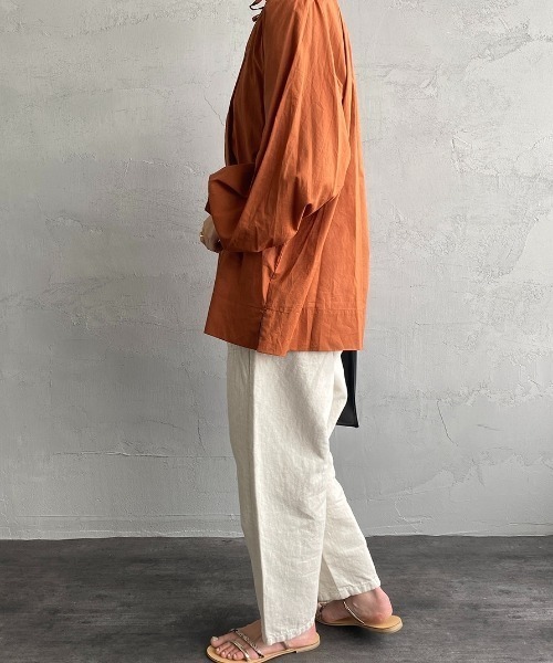 DANTON（ダントン）の「[DANTON/ダントン] コットンリネンツイルイージーパンツ（その他パンツ・レディース・アイボリー・36）」の6枚目の写真