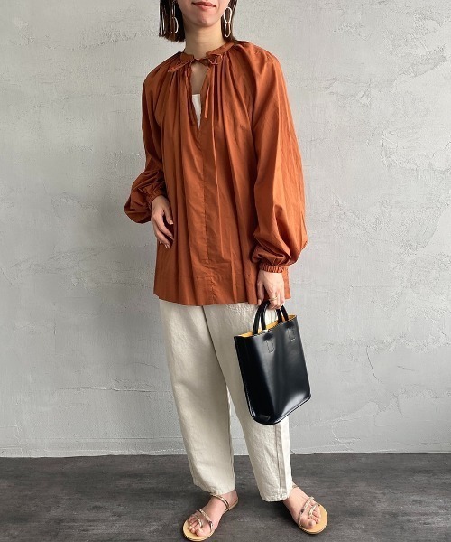 DANTON（ダントン）の「[DANTON/ダントン] コットンリネンツイルイージーパンツ（その他パンツ・レディース・アイボリー・36）」の7枚目の写真