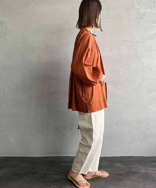 DANTON（ダントン）の「[DANTON/ダントン] コットンリネンツイルイージーパンツ（その他パンツ・レディース・アイボリー・36）」の8枚目の写真