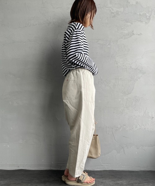 DANTON（ダントン）の「[DANTON/ダントン] コットンリネンツイルイージーパンツ（その他パンツ・レディース・アイボリー・36）」の18枚目の写真