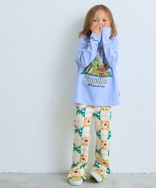 MARKEY'S(マーキーズ)の「ソウガラワッフルフレアーパンツ(その他パンツ・キッズ・イエロー系その他/ブルー系その他/ホワイト系その他/グレー系その他・90/80/110/100/150/140/130/120)」の16枚目の写真