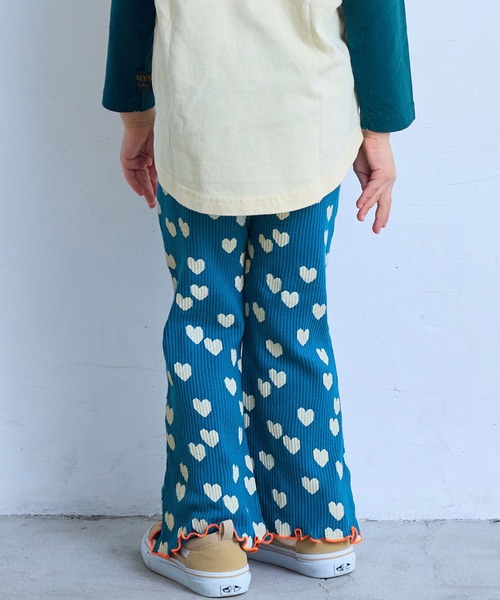 MARKEY'S(マーキーズ)の「ソウガラワッフルフレアーパンツ(その他パンツ・キッズ・イエロー系その他/ブルー系その他/ホワイト系その他/グレー系その他・90/80/110/100/150/140/130/120)」の5枚目の写真