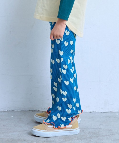 MARKEY'S(マーキーズ)の「ソウガラワッフルフレアーパンツ(その他パンツ・キッズ・イエロー系その他/ブルー系その他/ホワイト系その他/グレー系その他・90/80/110/100/150/140/130/120)」の6枚目の写真