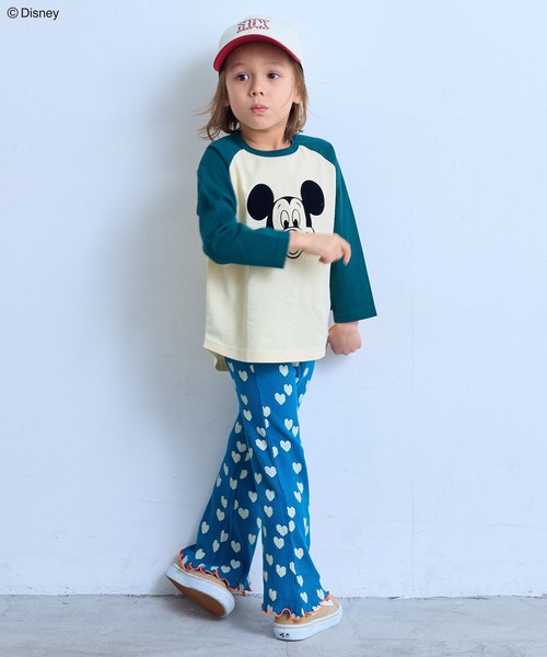 MARKEY'S(マーキーズ)の「ソウガラワッフルフレアーパンツ(その他パンツ・キッズ・イエロー系その他/ブルー系その他/ホワイト系その他/グレー系その他・90/80/110/100/150/140/130/120)」の7枚目の写真