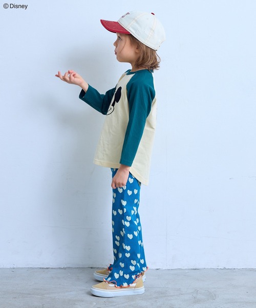 MARKEY'S(マーキーズ)の「ソウガラワッフルフレアーパンツ(その他パンツ・キッズ・イエロー系その他/ブルー系その他/ホワイト系その他/グレー系その他・90/80/110/100/150/140/130/120)」の9枚目の写真