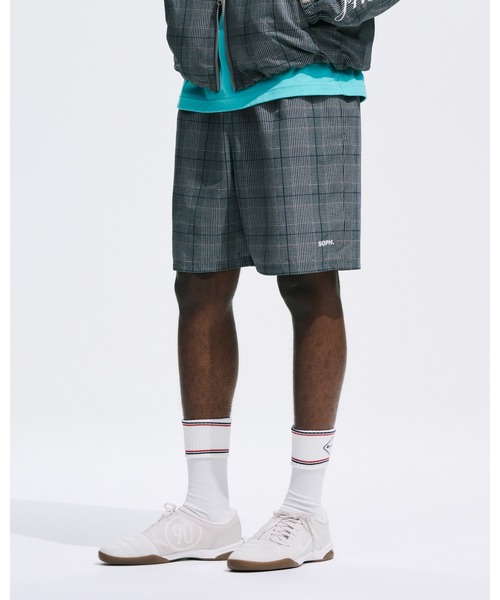 F.C.Real Bristol(エフシーレアルブリストル)の「PLAID PRACTICE SHORTS(その他パンツ・メンズ・グレー/ネイビー・SMALL/MEDIUM/LARGE/X-LARGE/XX-LARGE)」の3枚目の写真