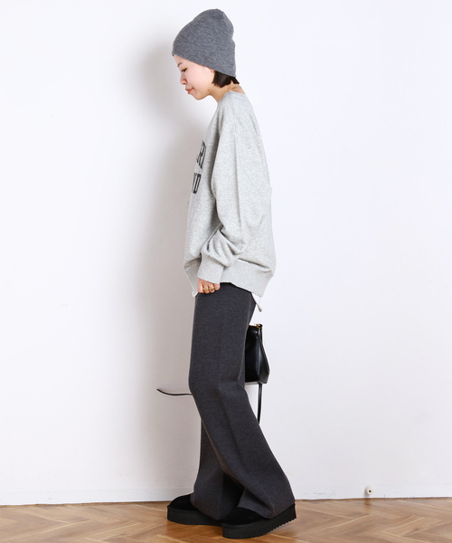 AP STUDIO（エーピーストゥディオ）の「【athletic wear MASON】over collegesweat（スウェット・レディース・ネイビー/チャコールグレー・FREE）」の6枚目の写真