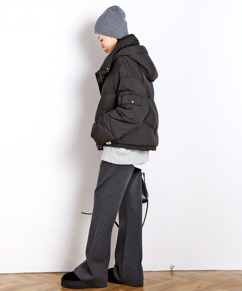 AP STUDIO（エーピーストゥディオ）の「【athletic wear MASON】over collegesweat（スウェット・レディース・ネイビー/チャコールグレー・FREE）」の9枚目の写真