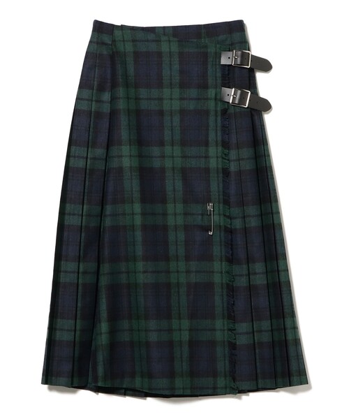 fennica（フェニカ）の「【別注】O’NEIL OF DUBLIN / ラップスカート（スカート・レディース・ダークグリーン/チャコールグレー・10/8）」の9枚目の写真