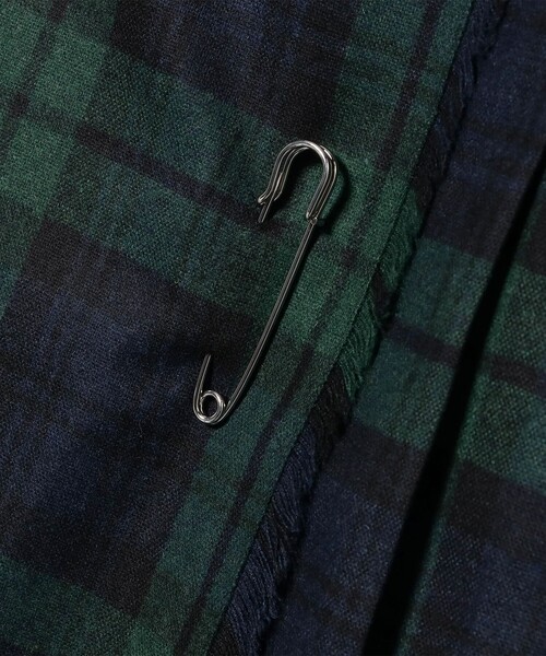 fennica（フェニカ）の「【別注】O’NEIL OF DUBLIN / ラップスカート（スカート・レディース・ダークグリーン/チャコールグレー・10/8）」の13枚目の写真